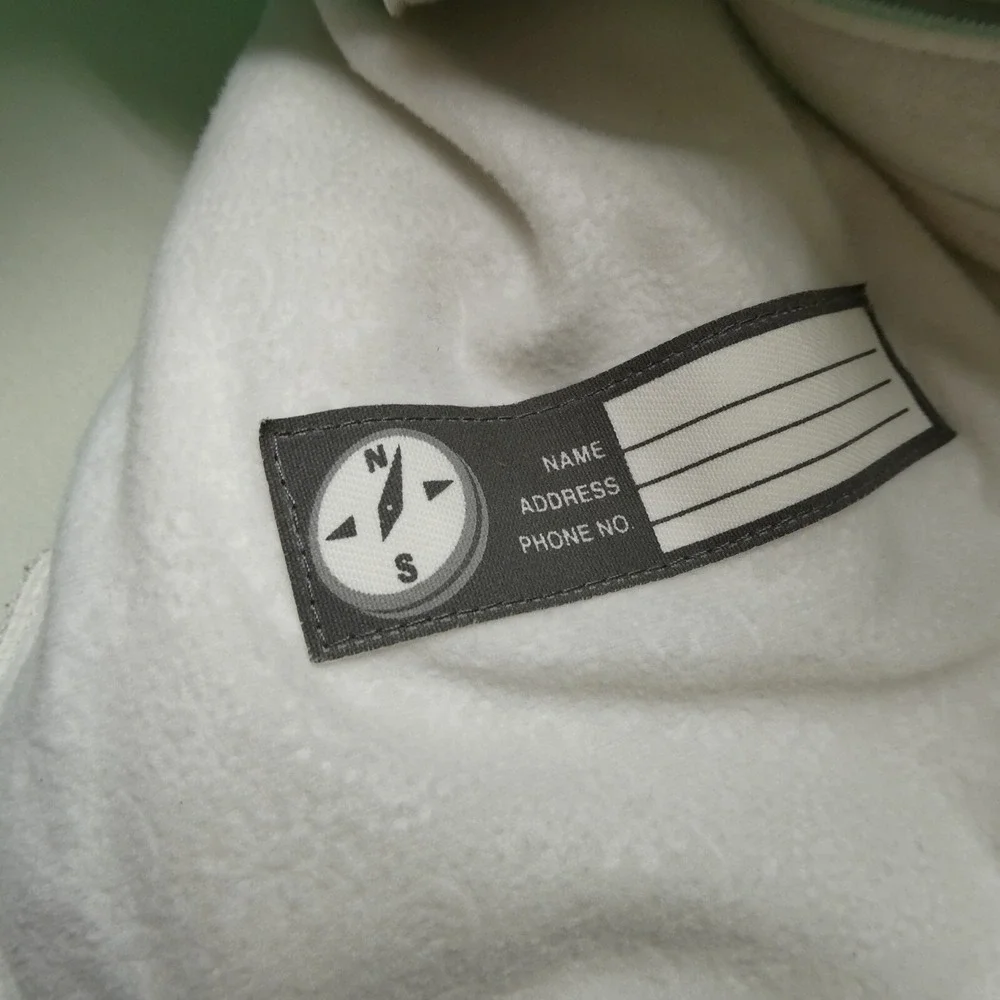 REI Girls XL Full Zip Fleece Jacket Blue Cream Colorblock‎ Pockets Outdoors